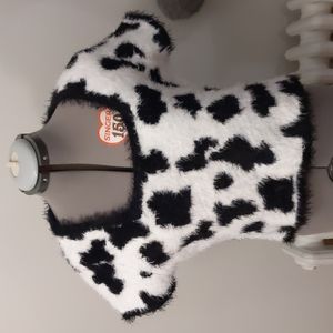 Dolls Kill Delia's COW CHIC FUZZY SWEATER